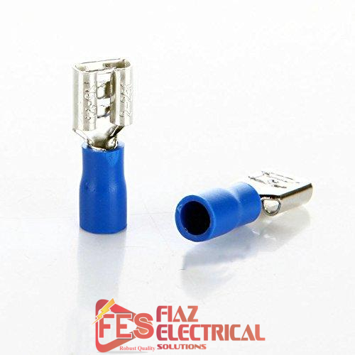 Insulated Thimbles female lug 2.5mm Blue in Pakistan per pc
