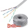 clear CAT-6 Pure Copper Wire Tesla Cable 23AWG, Ethernet Cable RJ45 Per 300 Meter