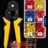 Ferrule terminal crimping kit 0.25-10mm with different size of tubeless thimbles