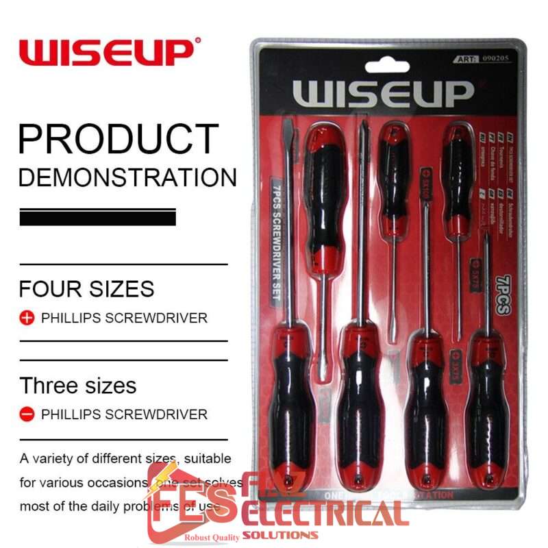Screw Driver Set 7 Pcs ART090205 Wiseup