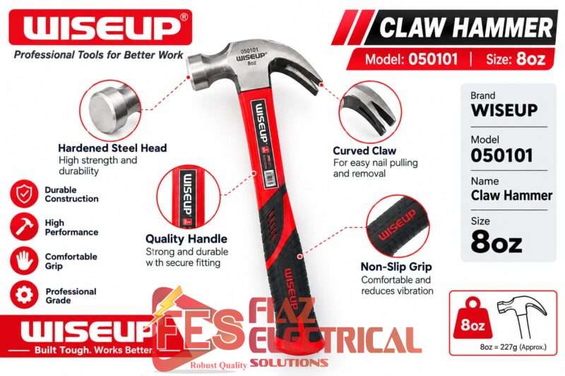 Claw Hammer 8 Oz 050101 Wiseup
