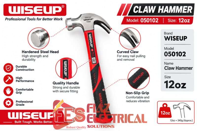Claw Hammer 12 Oz 050102  Wiseup