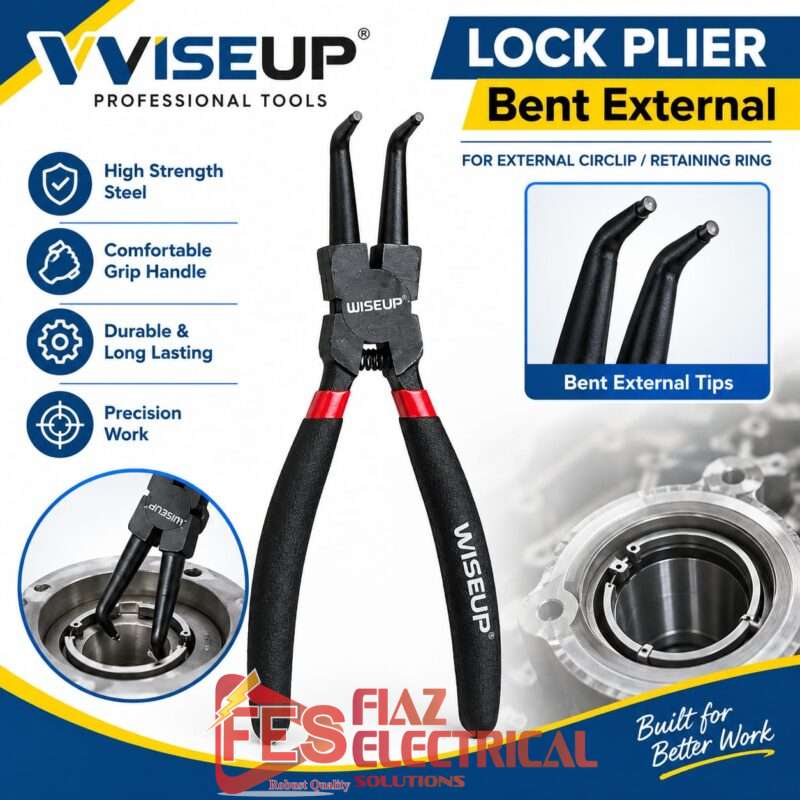 Circlip Plier 7" ( Bent/External ) ART010803 Wiseup