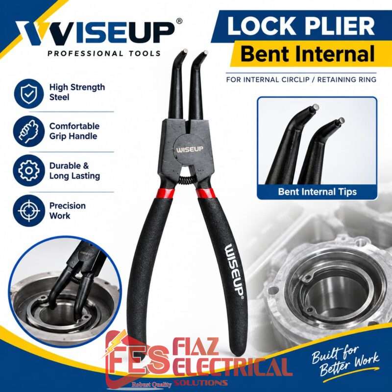 Circlip Plier 7" ( Bent/Internal ) ART010804 Wiseup