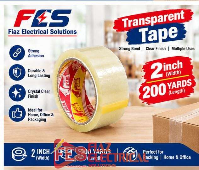 Transparent Tape 2"  200 yard