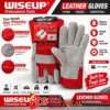 Safety Gloves Leather set wiseup brand